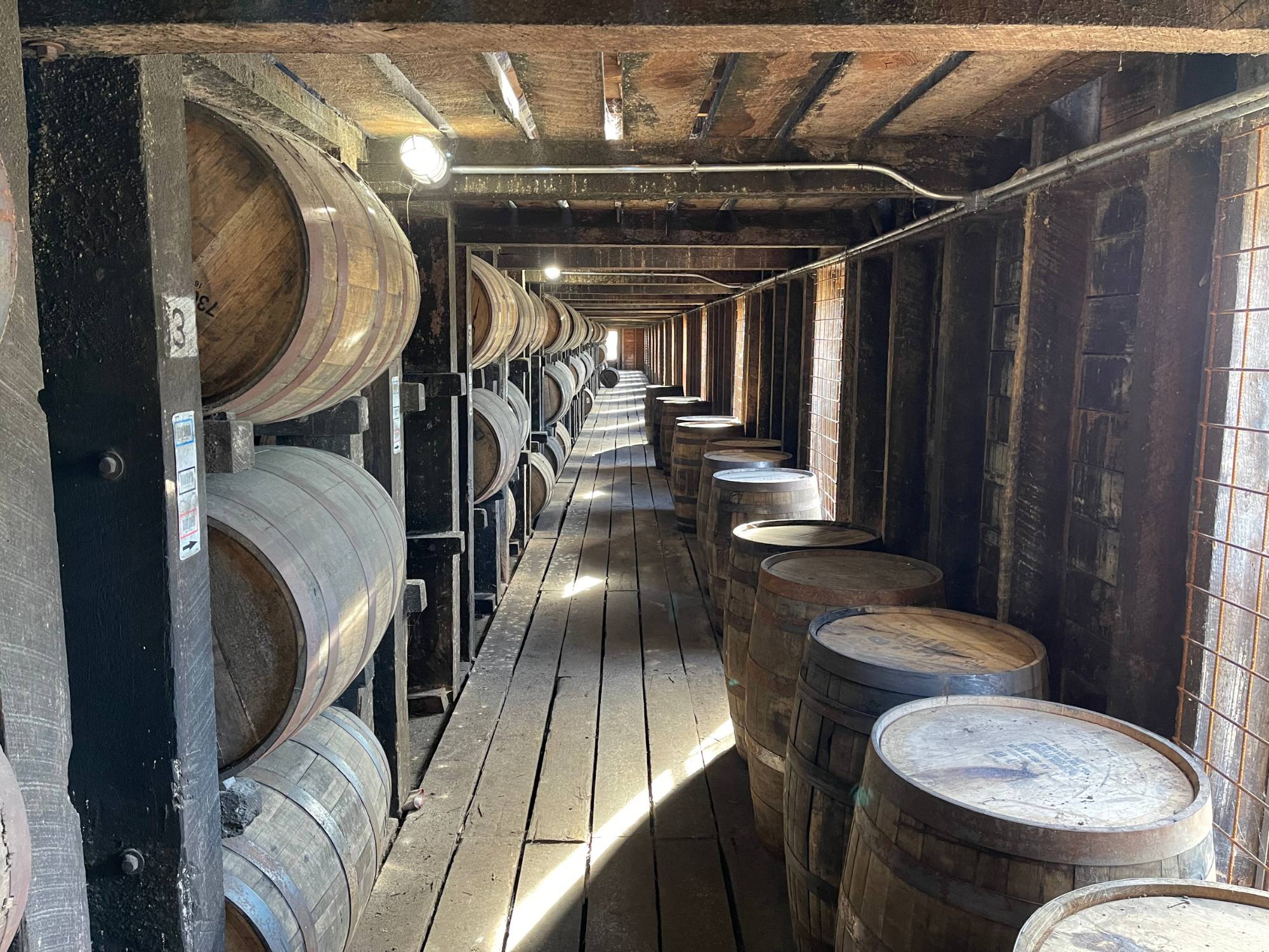 Barrels on top of Barrels at Heaven Hill Distillery