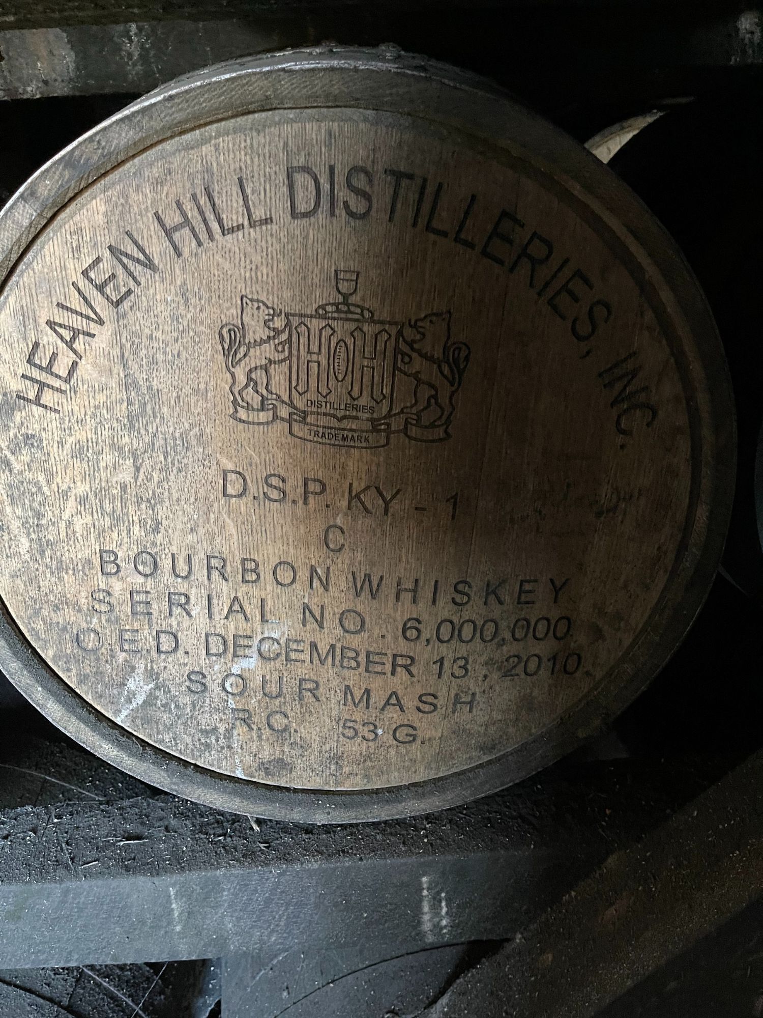 Heaven Hill Distillery Barrel