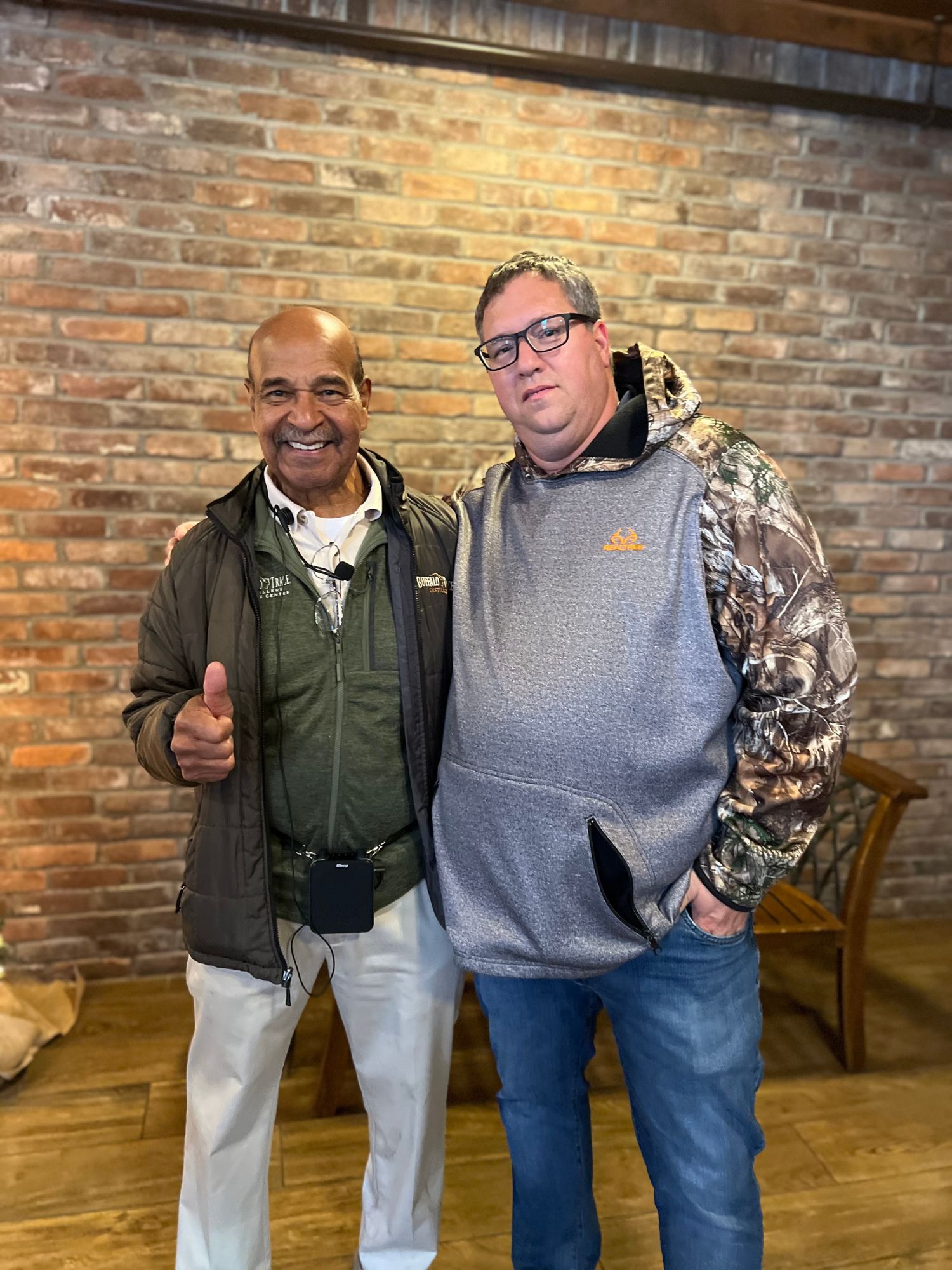 Phil with Freddie Johnson from Buffalo Trace